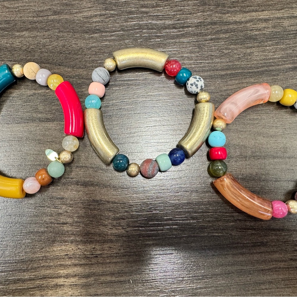 Plunder Multicolor Beaded Bracelets